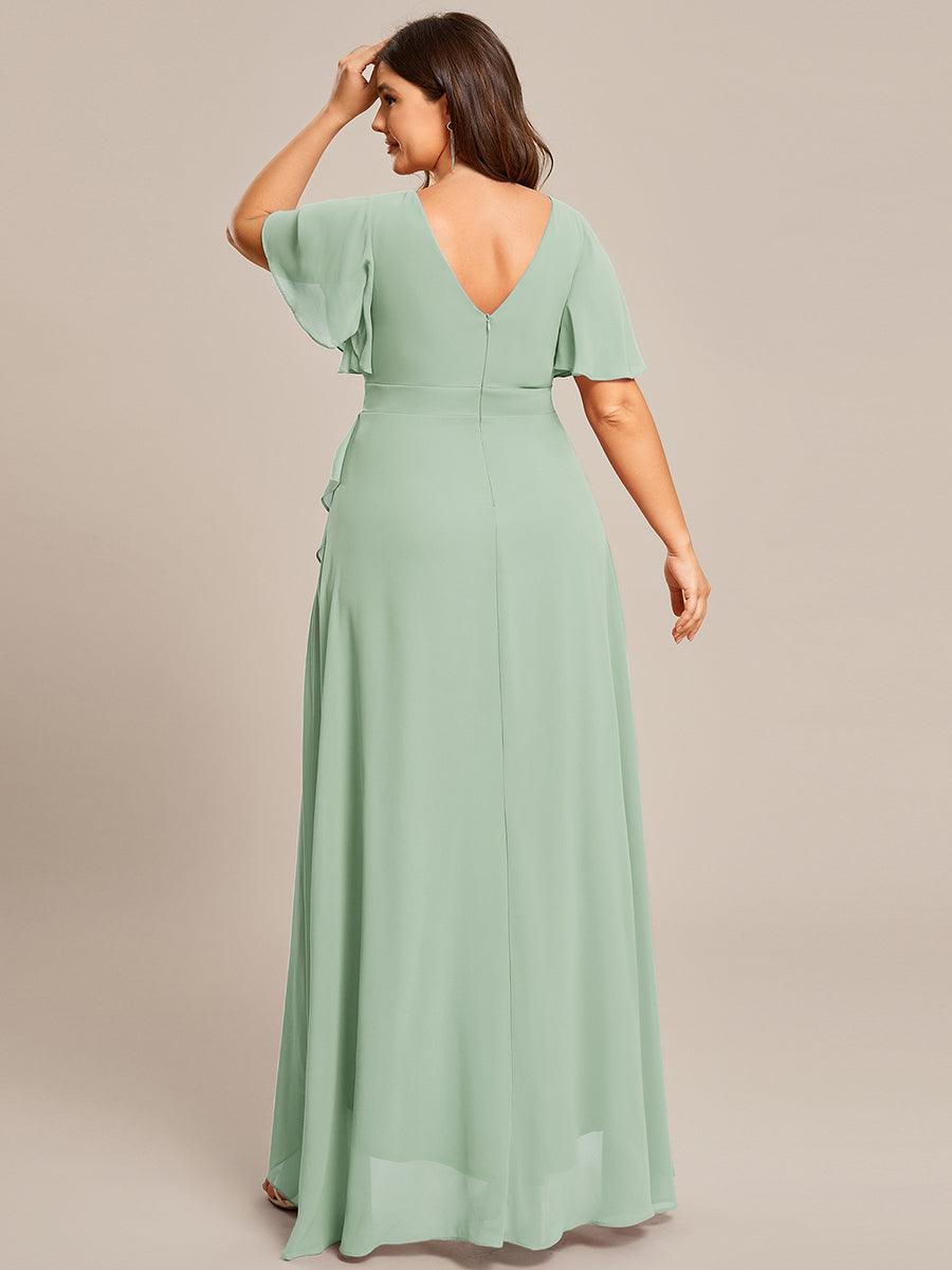 Moreeza | Robe de demoiselle d'honneur fluide en chiffon