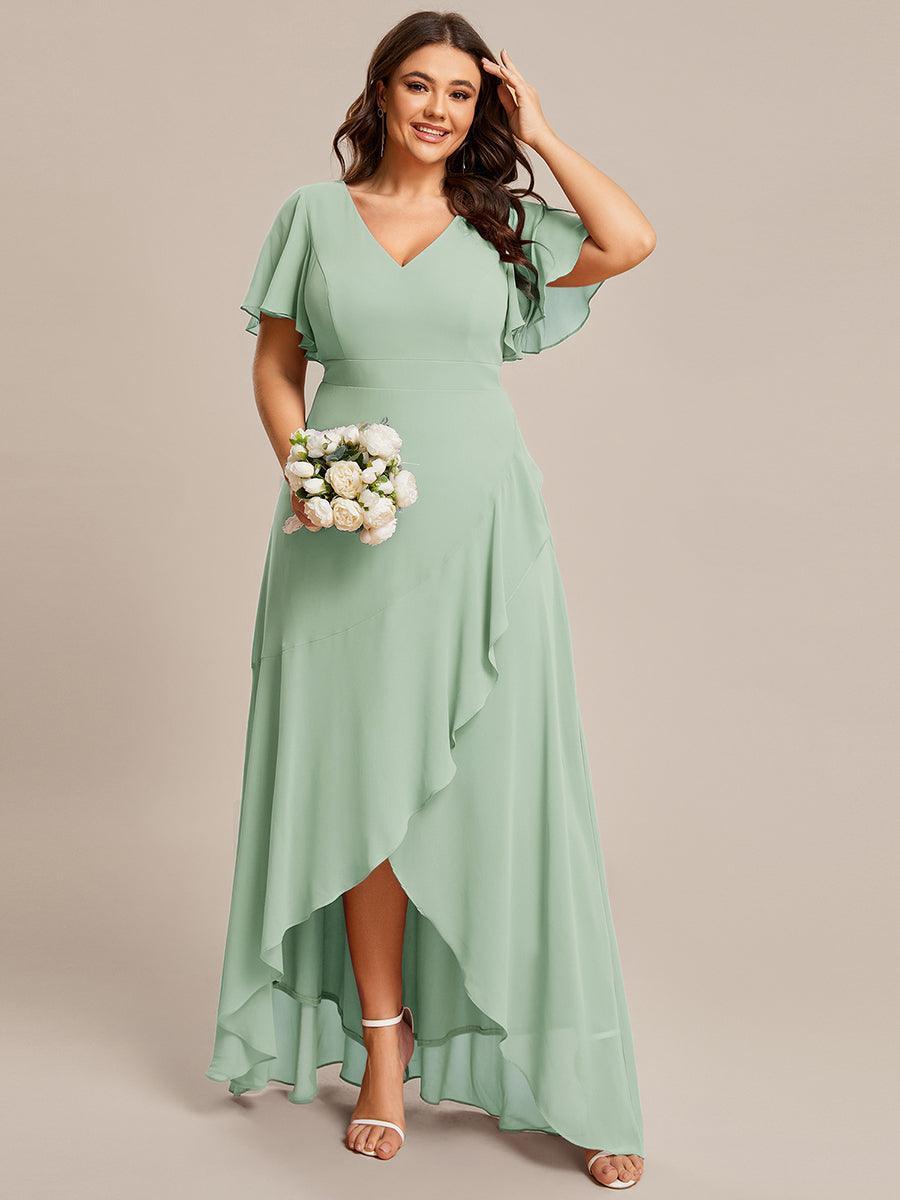 Moreeza | Robe de demoiselle d'honneur fluide en chiffon