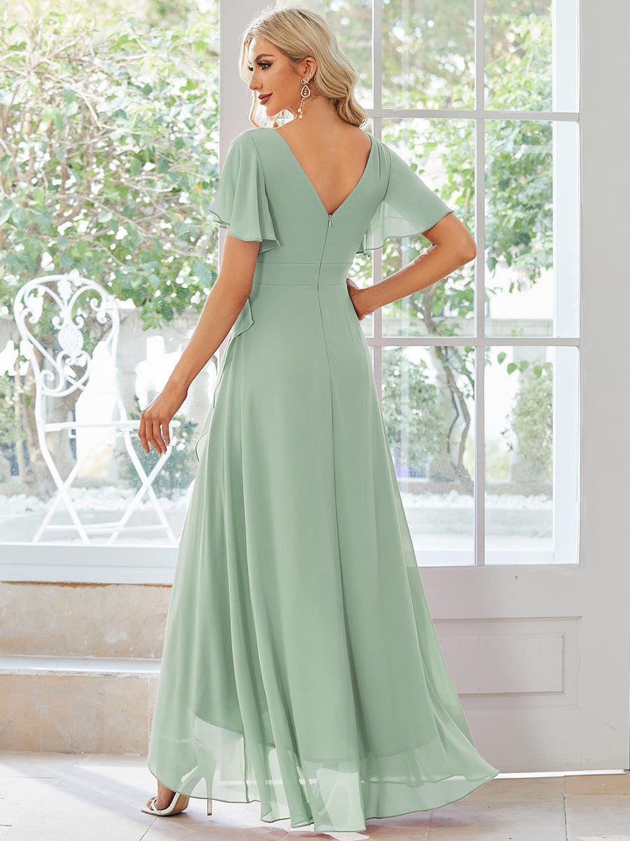Moreeza | Robe de demoiselle d'honneur fluide en chiffon