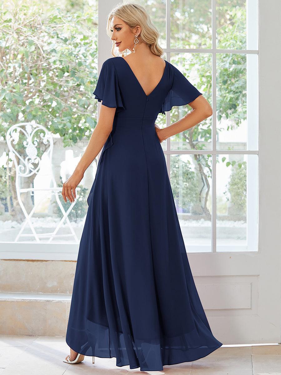 Moreeza | Robe de demoiselle d'honneur fluide en chiffon