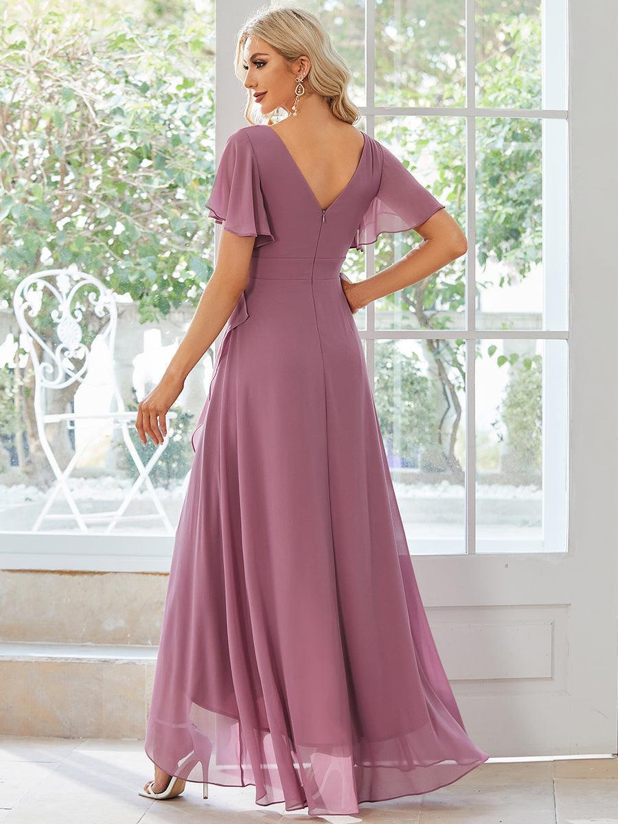 Moreeza | Robe de demoiselle d'honneur fluide en chiffon