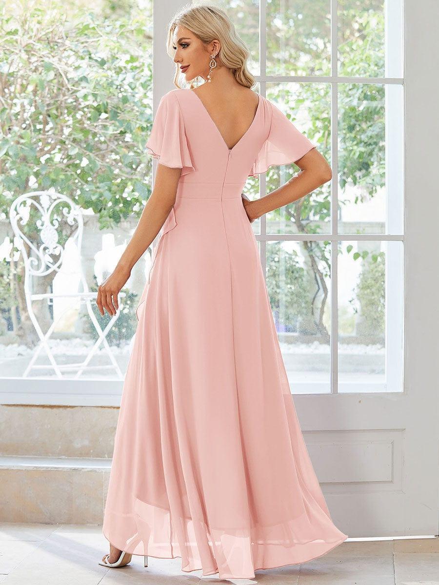 Moreeza | Robe de demoiselle d'honneur fluide en chiffon