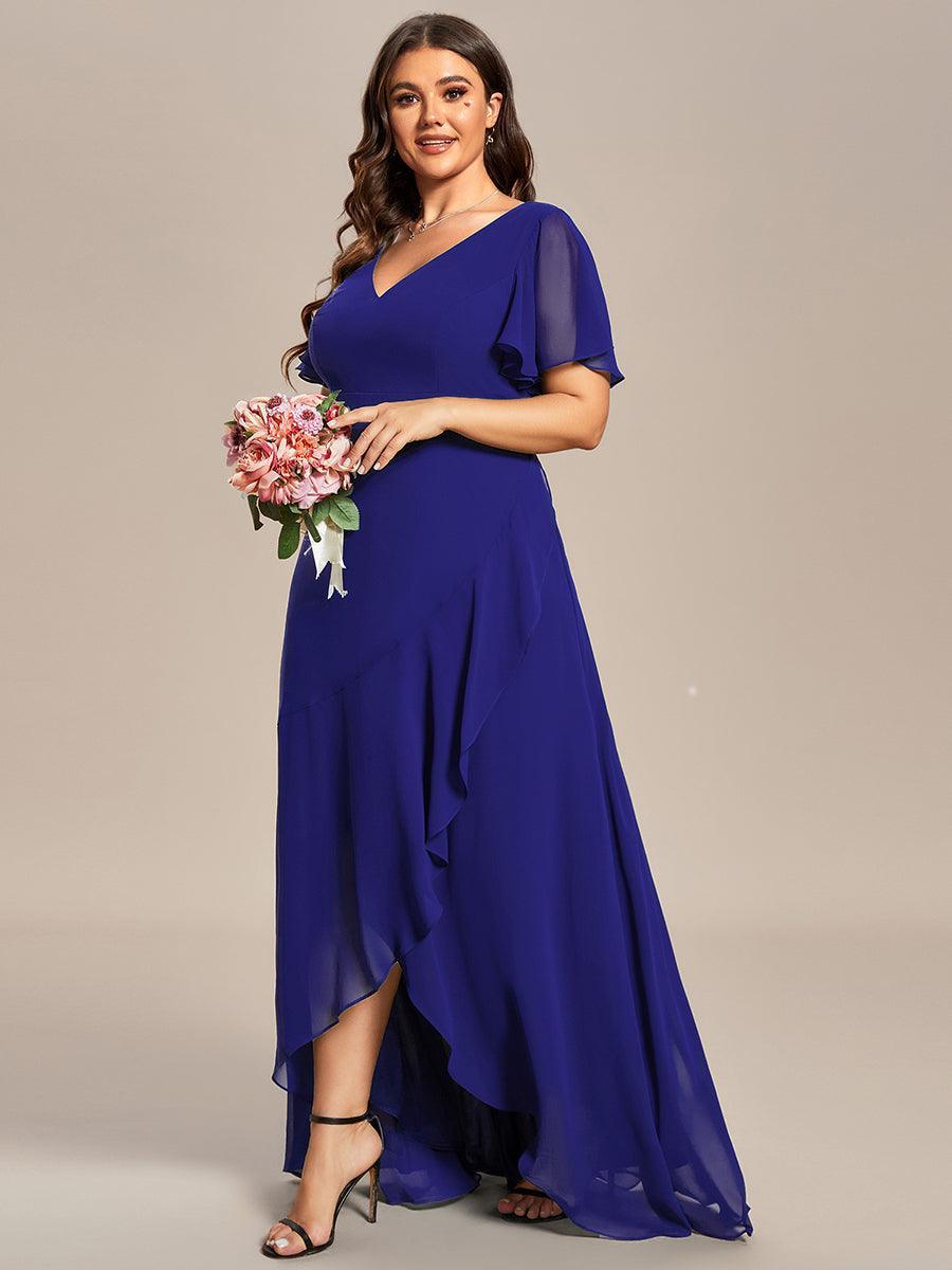 Moreeza | Robe de demoiselle d'honneur fluide en chiffon