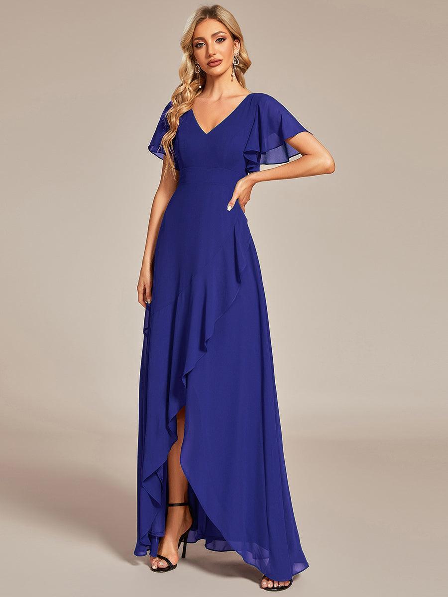 Moreeza | Robe de demoiselle d'honneur fluide en chiffon