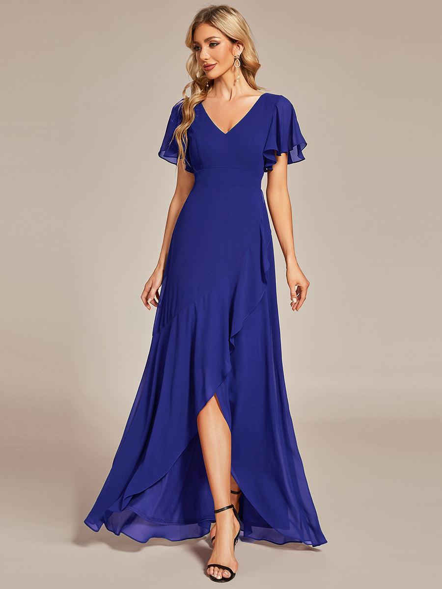 Moreeza | Robe de demoiselle d'honneur fluide en chiffon