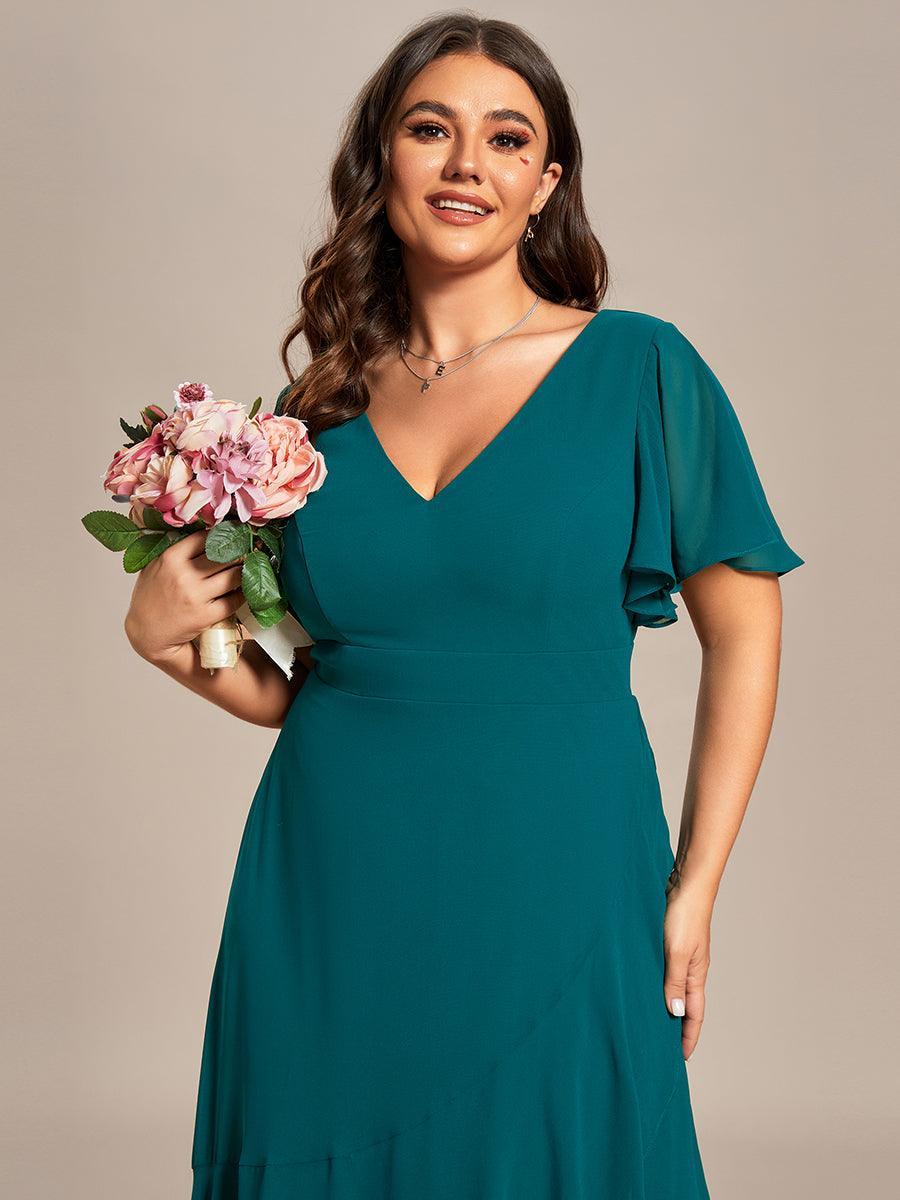 Moreeza | Robe de demoiselle d'honneur fluide en chiffon