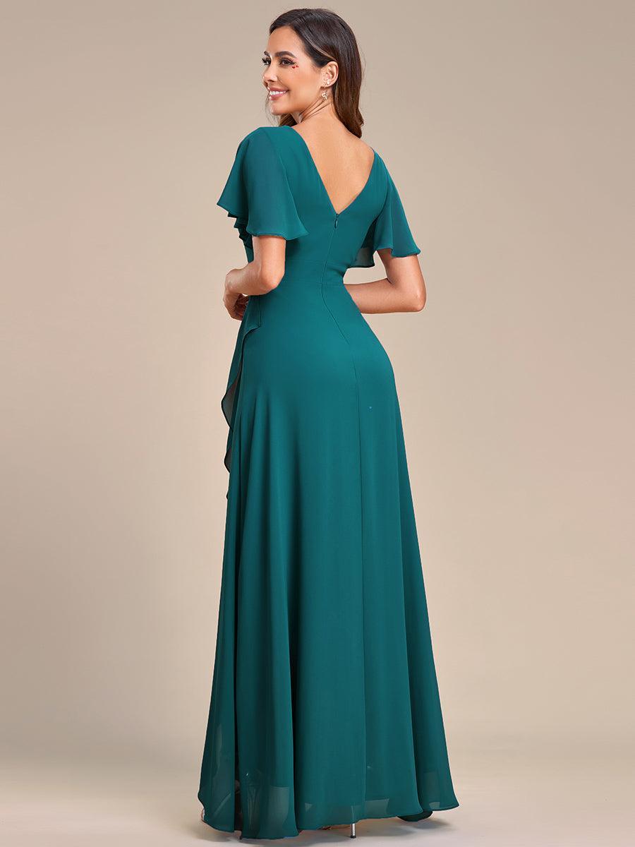 Moreeza | Robe de demoiselle d'honneur fluide en chiffon