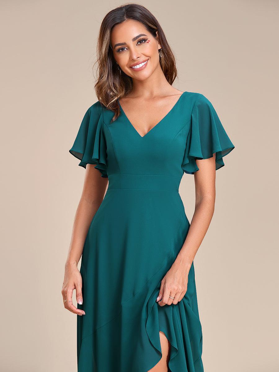 Moreeza | Robe de demoiselle d'honneur fluide en chiffon
