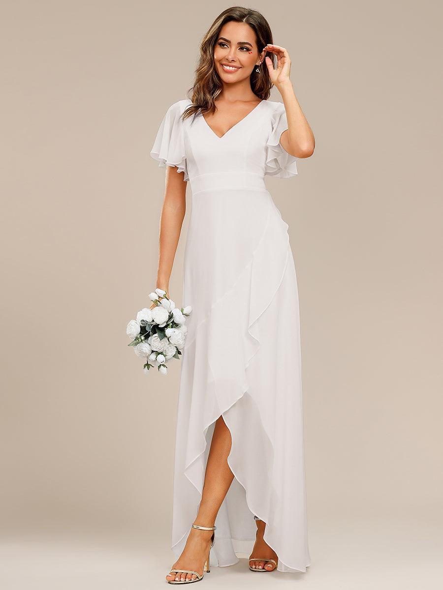 Moreeza | Robe de demoiselle d'honneur fluide en chiffon