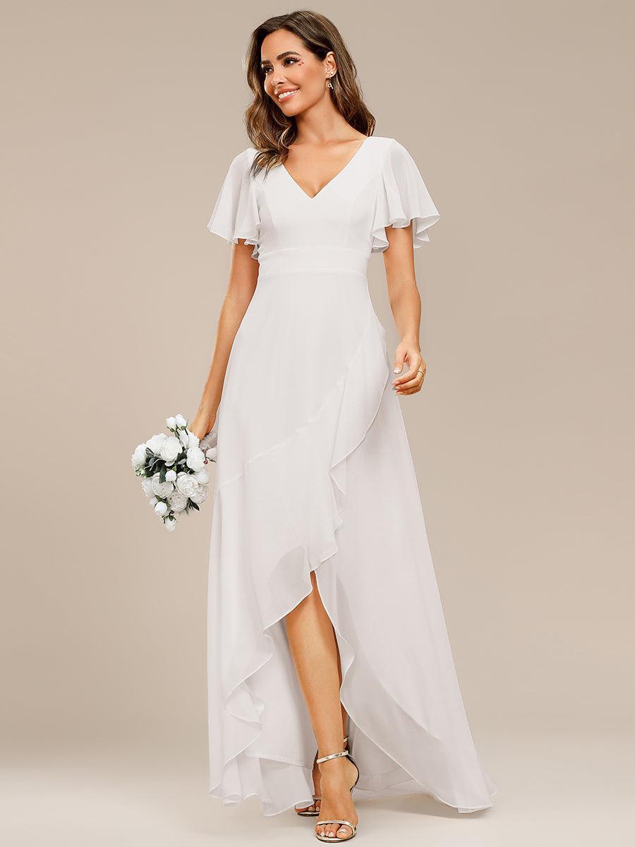 Moreeza | Robe de demoiselle d'honneur fluide en chiffon