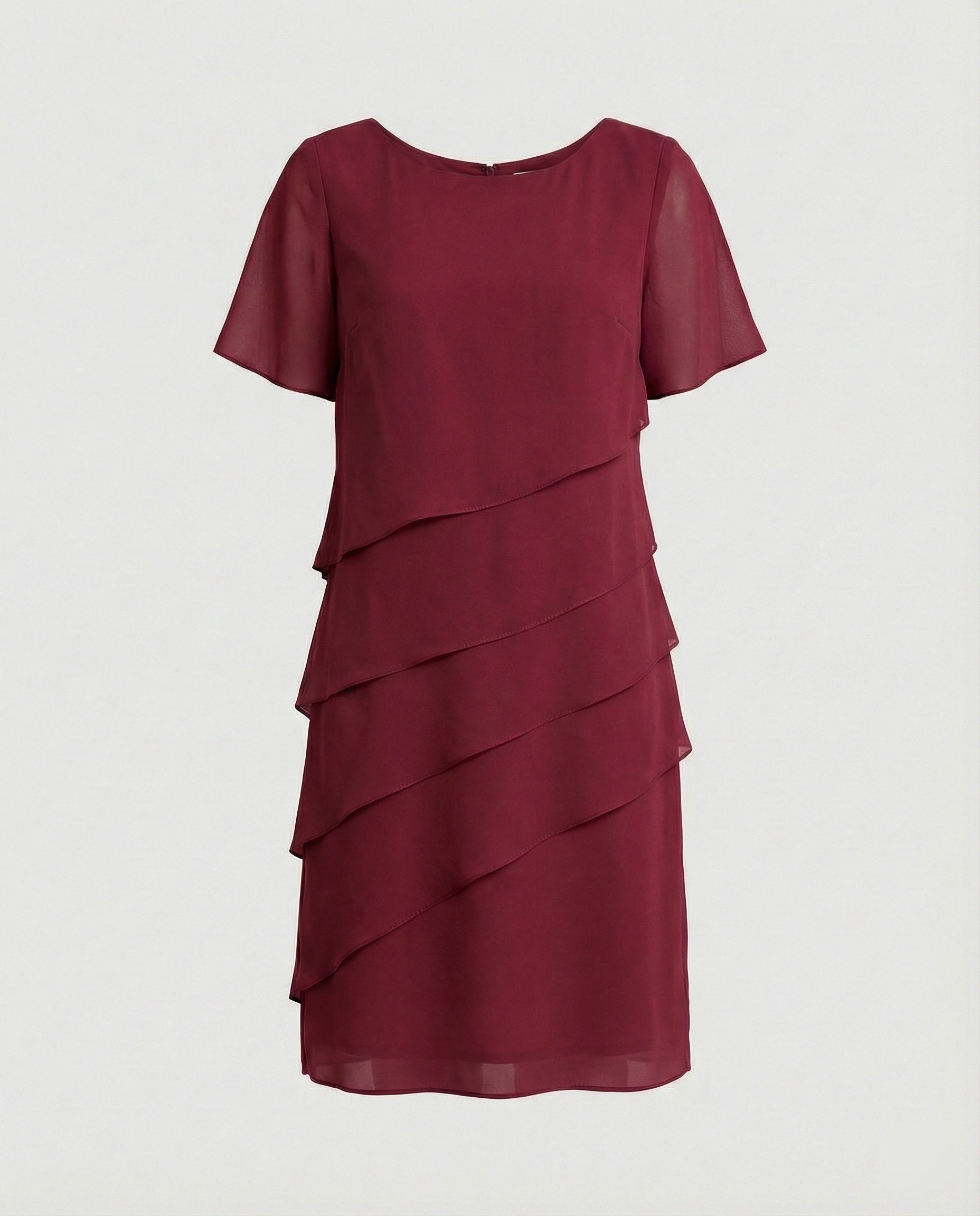 Robe élégante pour femmes | Coupe amincissante et look de couches fluide