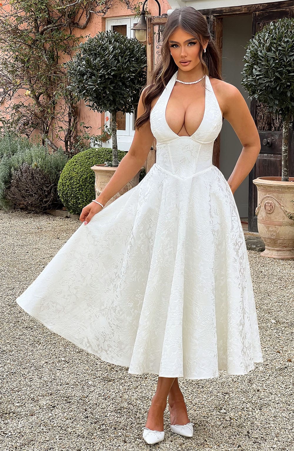 Allegra | Robe Maxi Séduisante pour Invités de Mariage