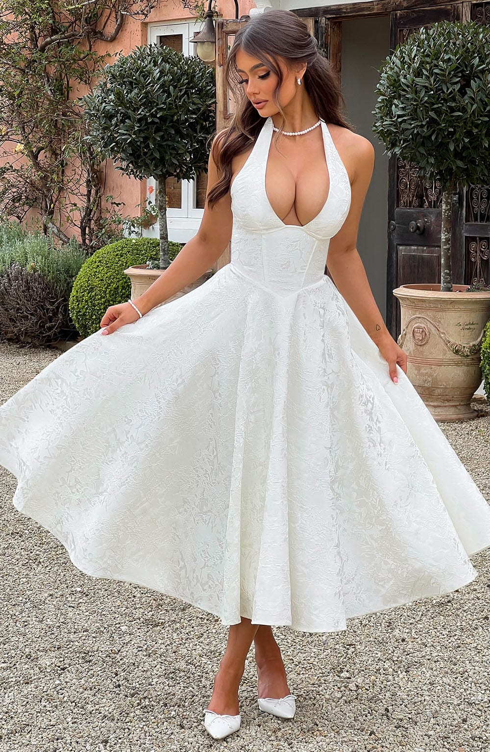 Allegra | Robe Maxi Séduisante pour Invités de Mariage