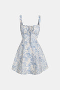 Robe Mini Avec Corsage Structuré Et Coupe A-line Pour Femme | Idéal Pour Été Et Événements