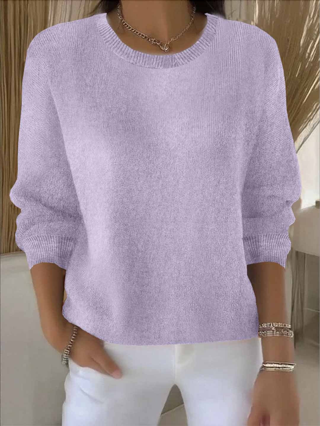 Monica - Pull Fin Tricoté Oversize Flatteur