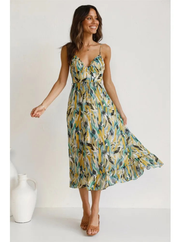 Robe Midi Élégante et Chic