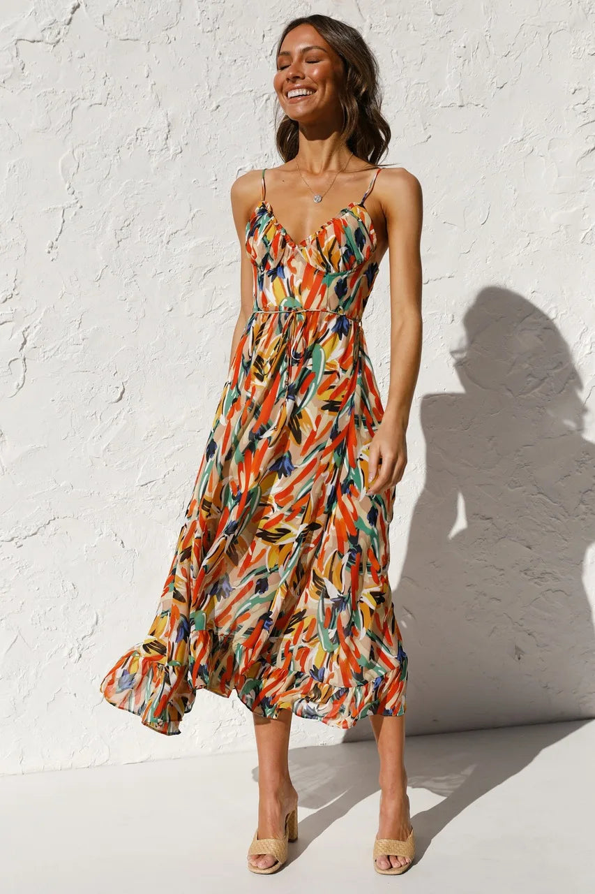 Robe Midi Élégante et Chic