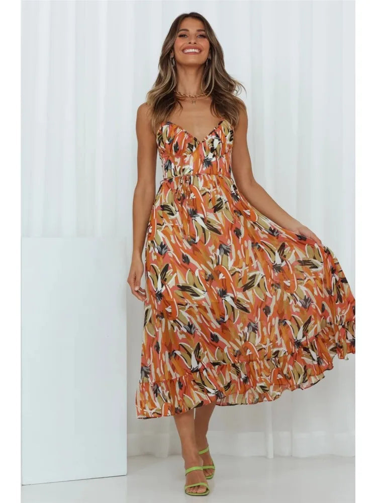 Robe Midi Élégante et Chic