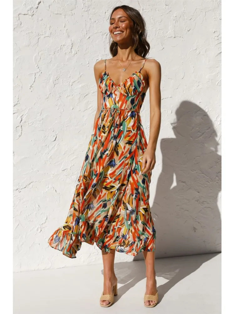 Robe Midi Élégante et Chic
