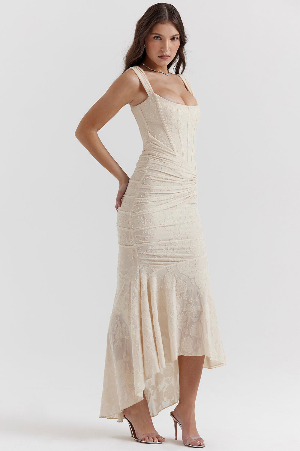 Elara | Robe Élégante pour Invitées de Mariage avec Style