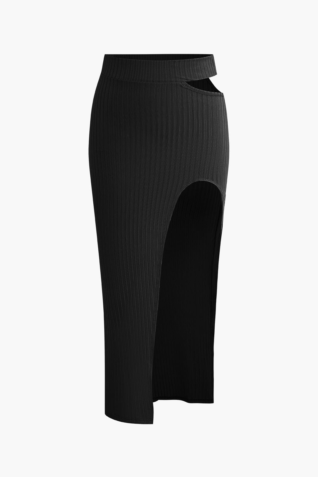 Ensemble Une Épaule Et Jupe Avec Fente Et Découpes Pour Femmes | Idéal Pour Soirées Et Occasions Spéciales