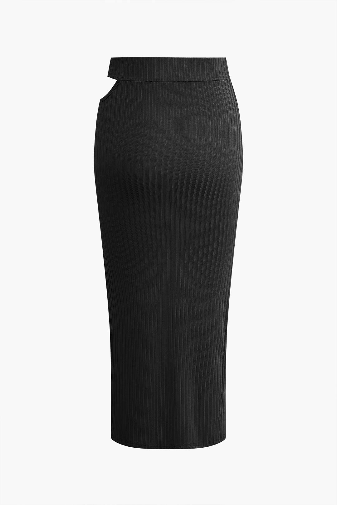 Ensemble Une Épaule Et Jupe Avec Fente Et Découpes Pour Femmes | Idéal Pour Soirées Et Occasions Spéciales