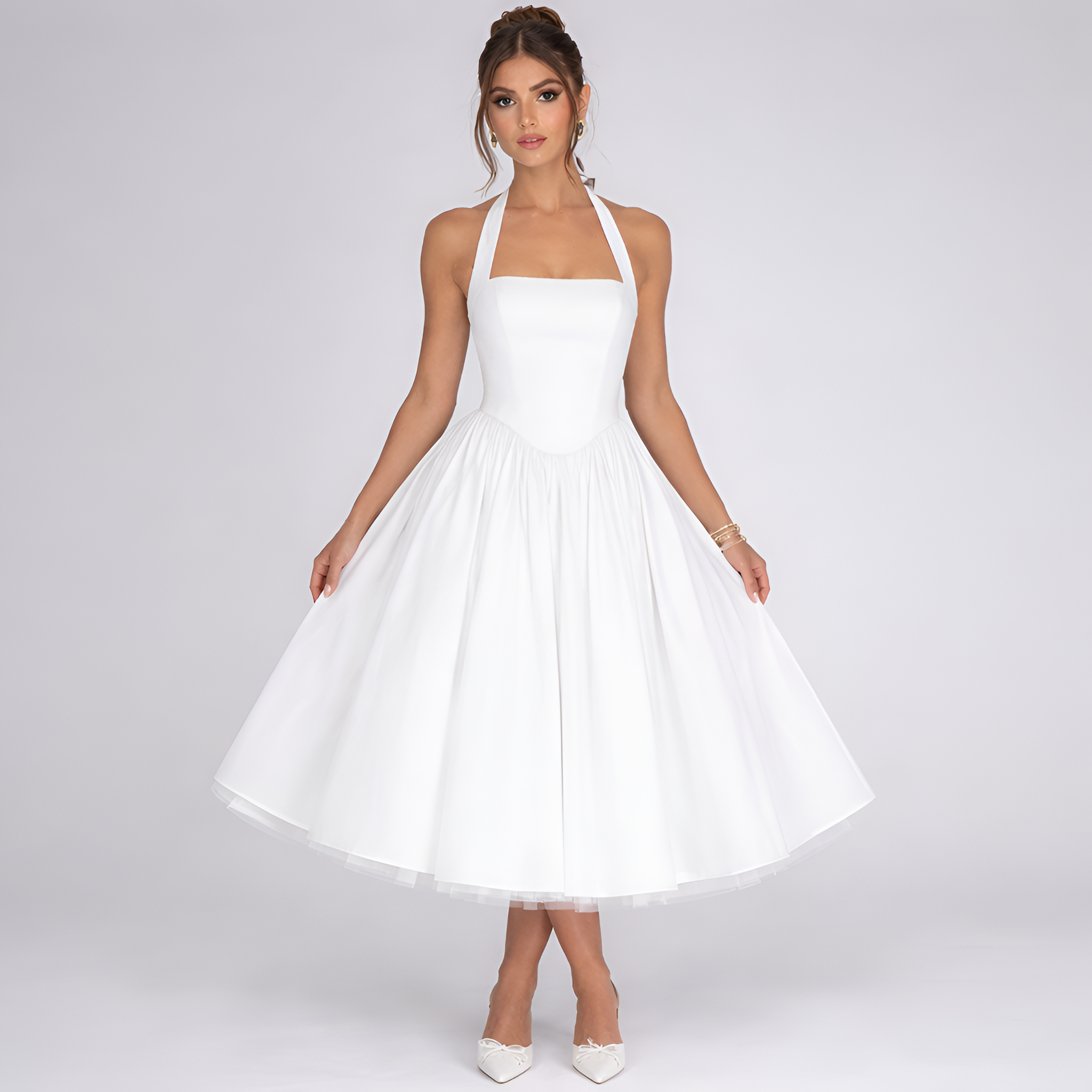 Matilda - Robe midi Esplendor pour les invités de mariage