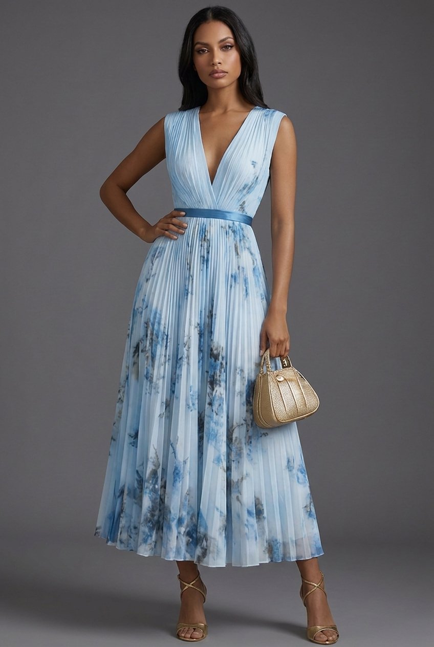 Florentina | Robe midi séduisante et élégante avec motif floral