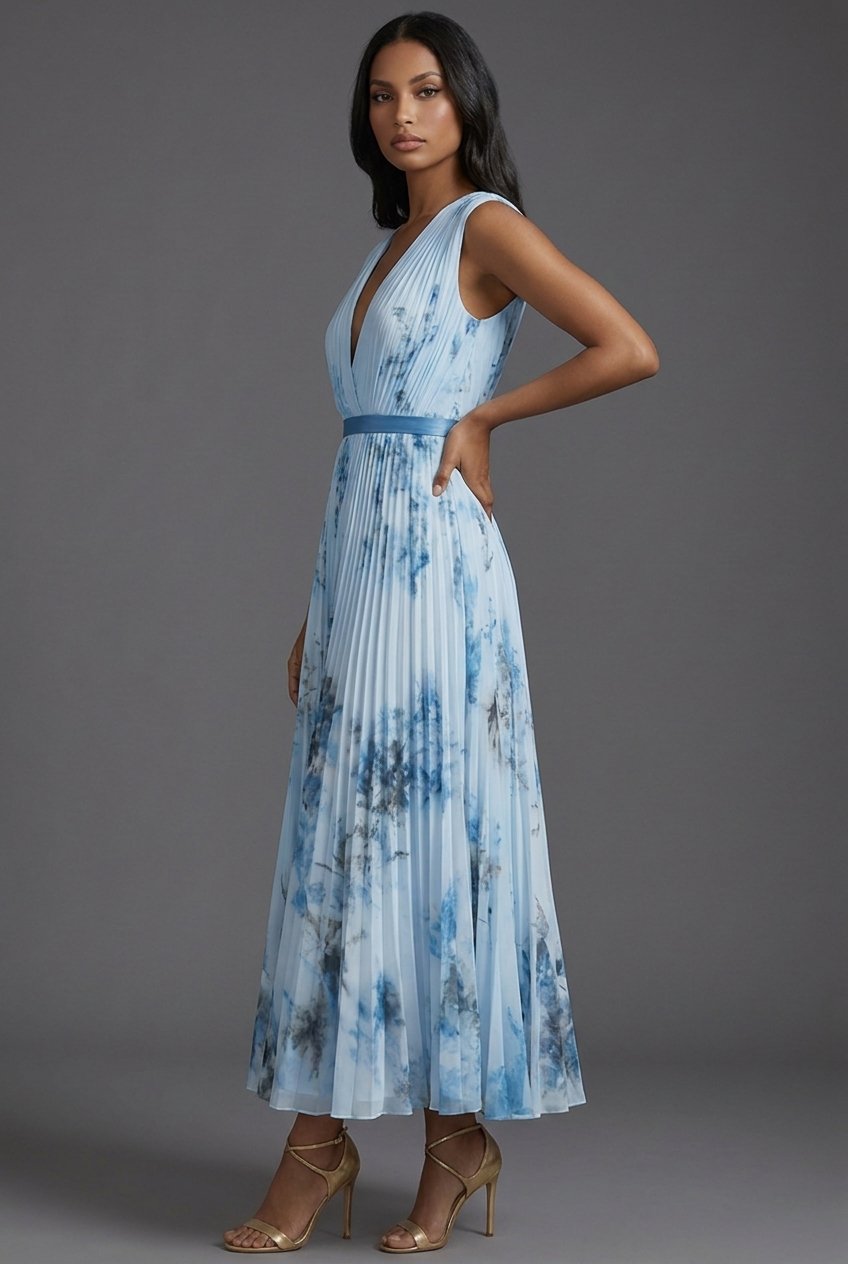 Florentina | Robe midi séduisante et élégante avec motif floral