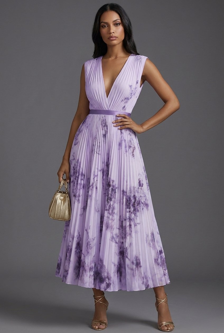 Florentina | Robe midi séduisante et élégante avec motif floral