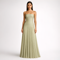 Melissa - Élégante robe de soirée à épaules dénudées et dos nu pour femme