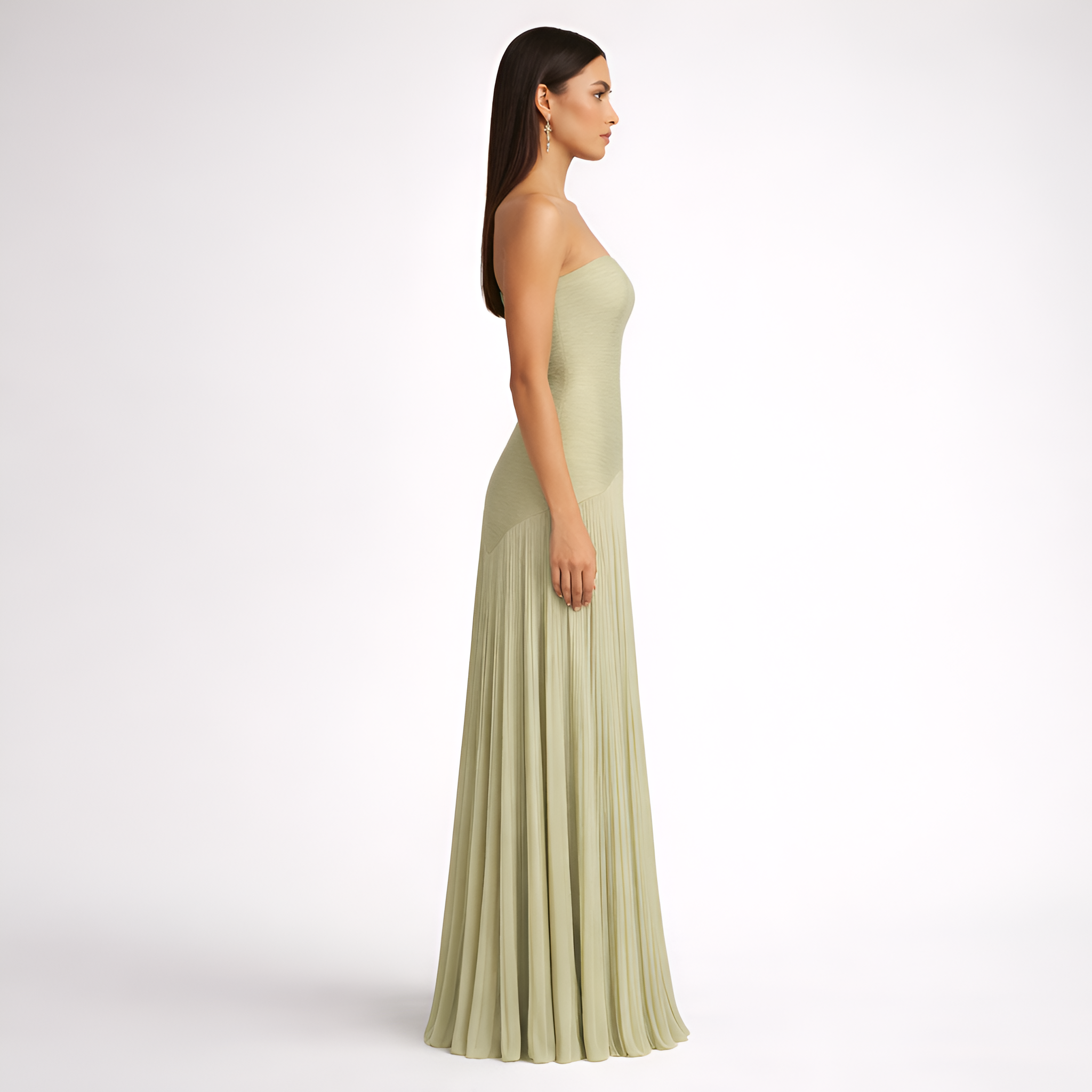 Melissa - Élégante robe de soirée à épaules dénudées et dos nu pour femme