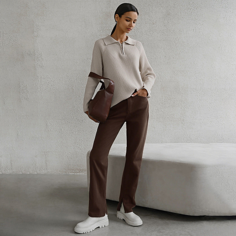 Mandy | Pull en tricot classique et confortable