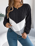 Angelika | Pull en tricot Chevron confortable et stylé