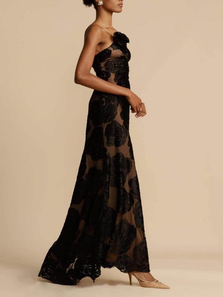 Robe Maxi Florale pour Occasions Élégantes