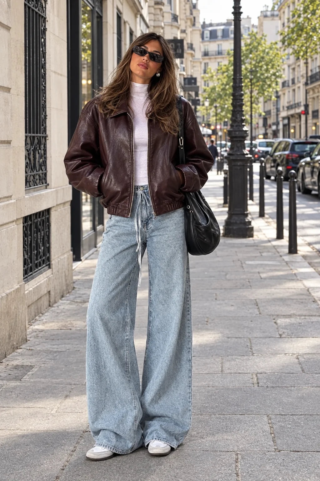 Veste Bomber Oversized Détendue