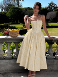 Gabriella | Robe Mi-Longue Élégante Avec Corset Pour Invité De Mariage Femme