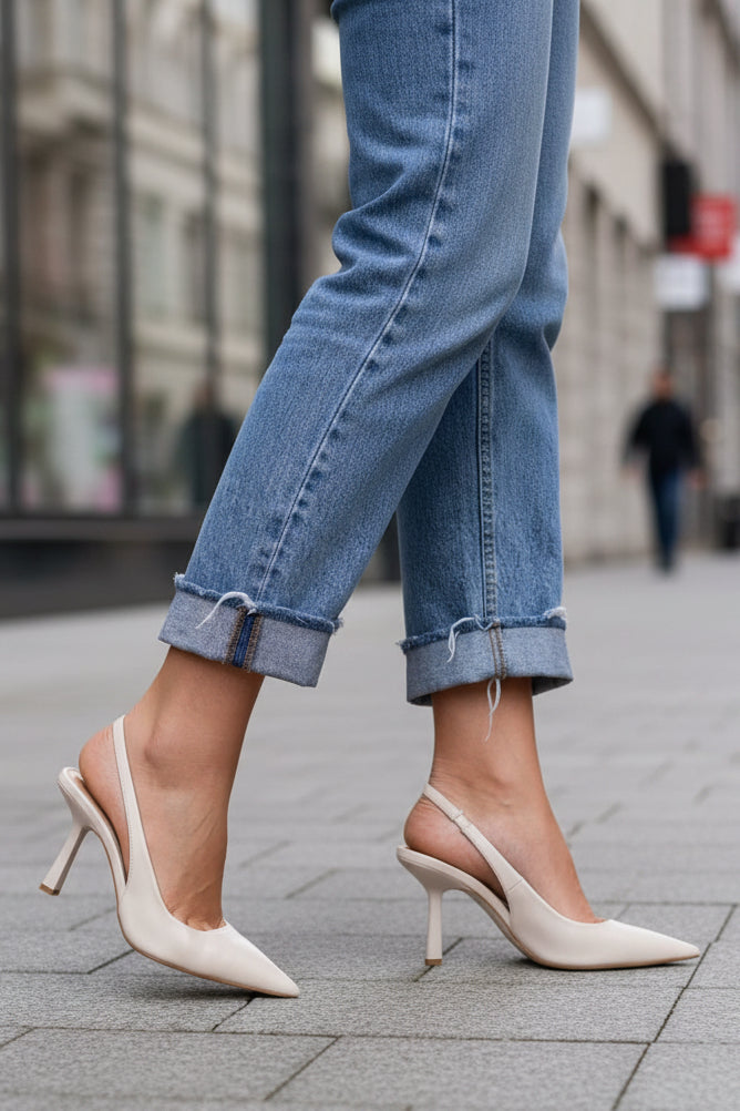 Chaussures Élégantes à Talon Bas et Confortables
