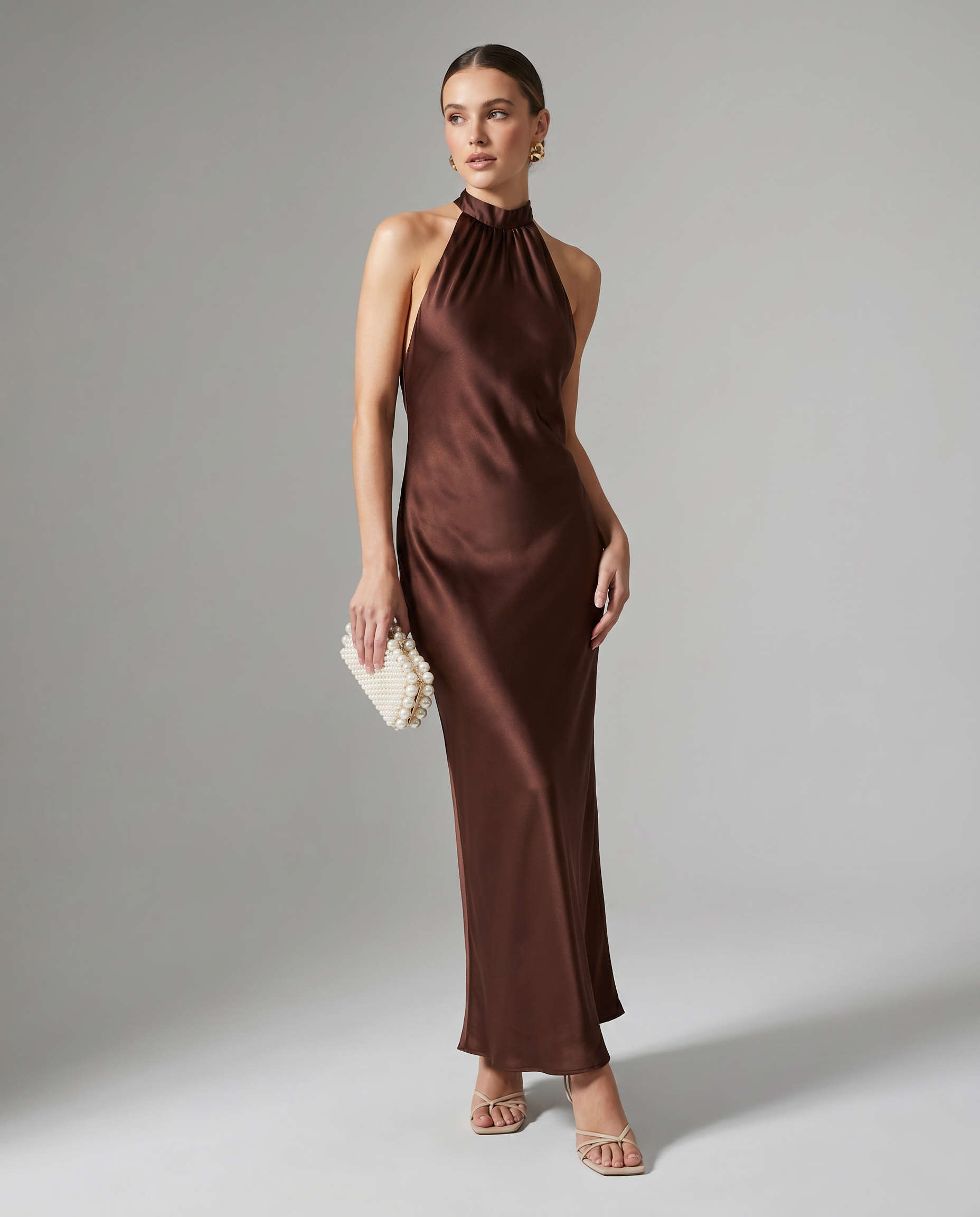 Robe Midi en Velours Élégante pour Soirées