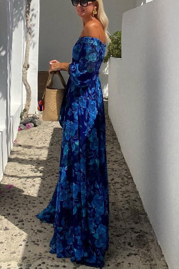 Aurora | Robe Élégante à Imprimé Floral pour Invités de Mariage
