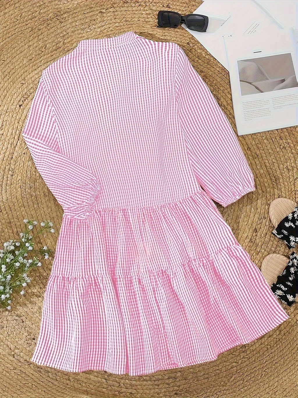 Robe d'été rayée et ludique