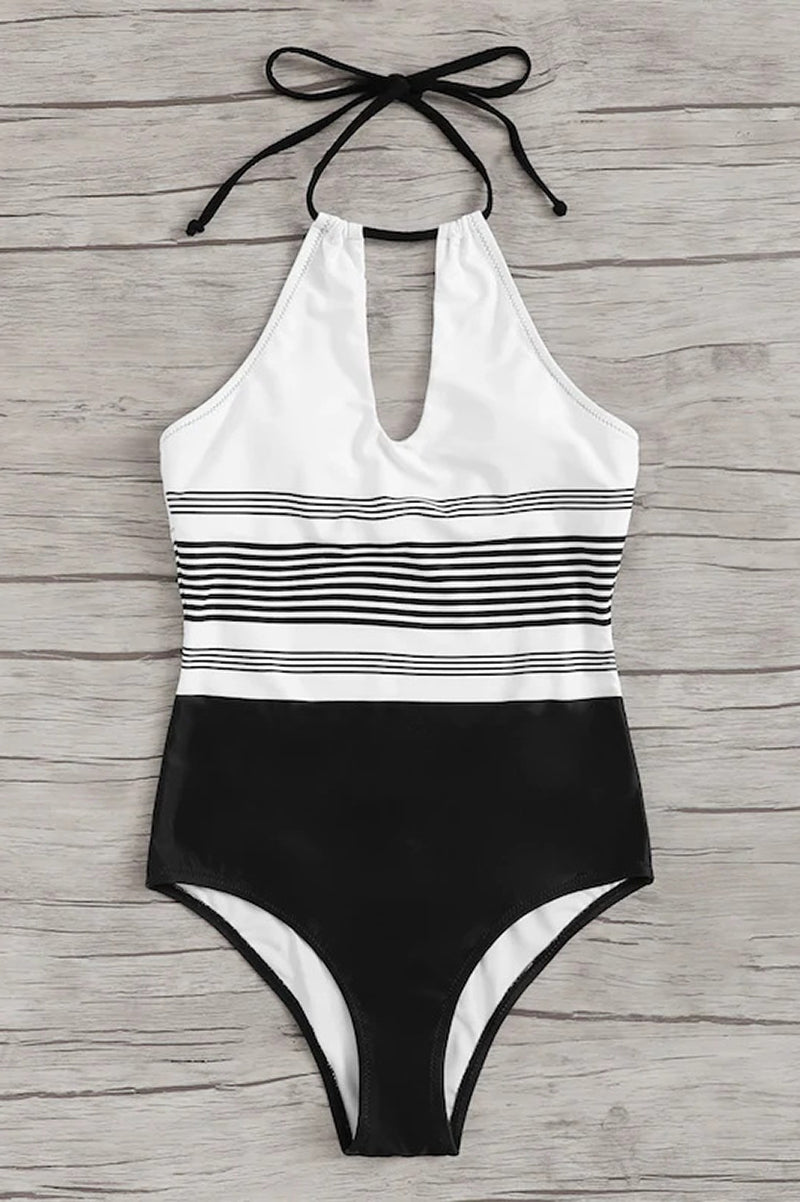 Maillot de bain à col halter avec rembourrage