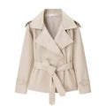 Ainsley | Manteau trench doublé pour femme avec ceinture