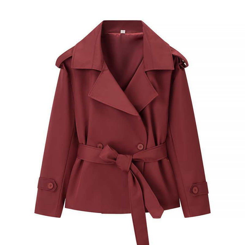 Ainsley | Manteau trench doublé pour femme avec ceinture