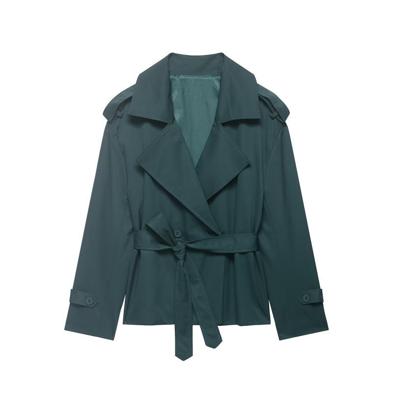 Ainsley | Manteau trench doublé pour femme avec ceinture