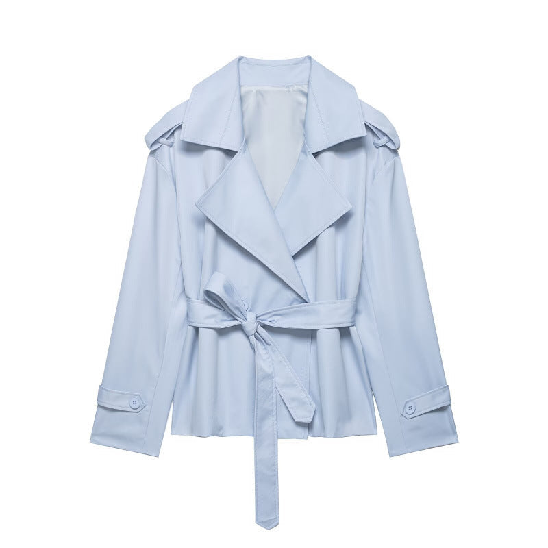 Ainsley | Manteau trench doublé pour femme avec ceinture