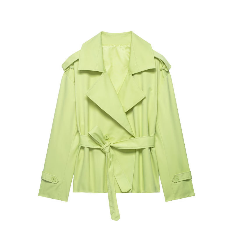 Ainsley | Manteau trench doublé pour femme avec ceinture