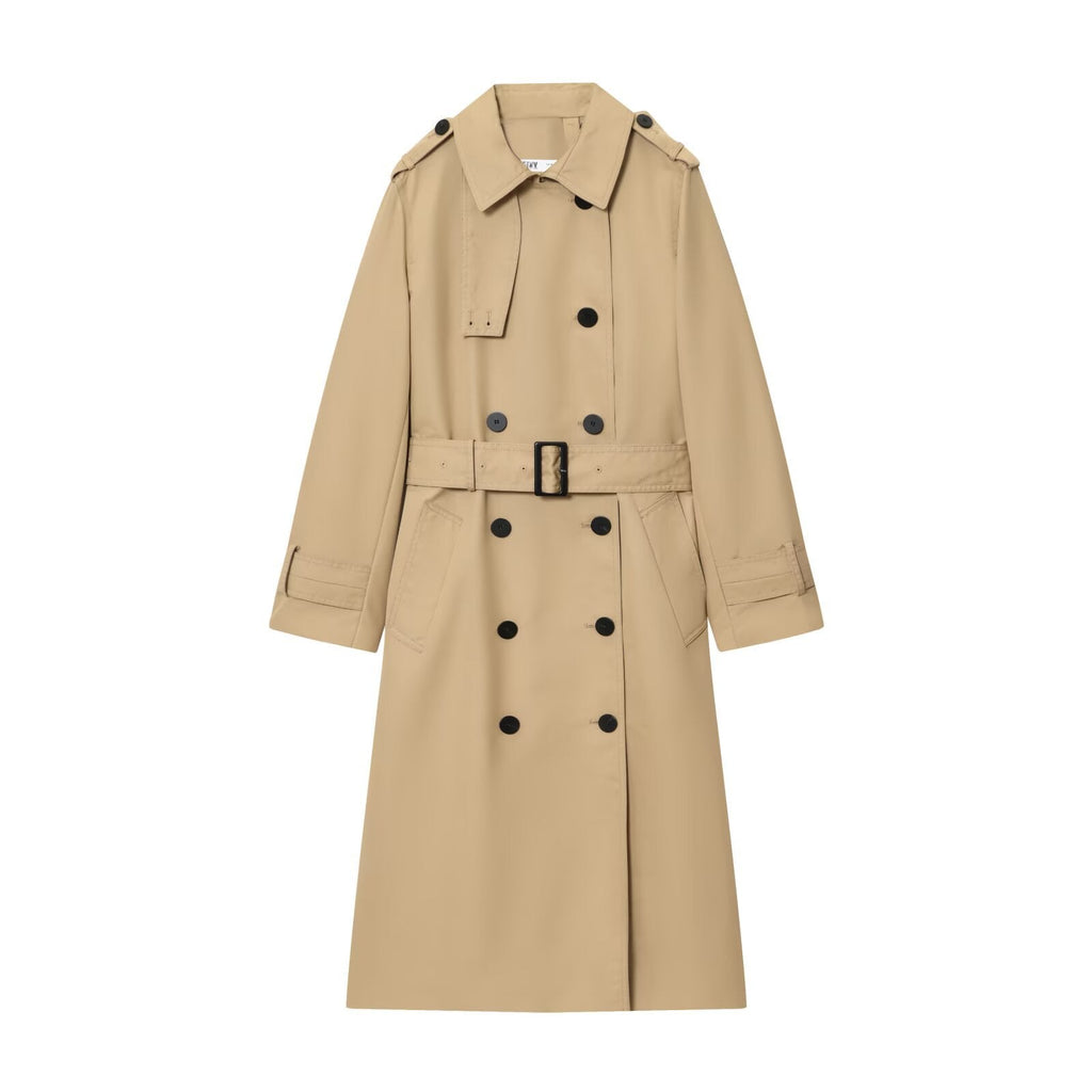 Alexandra | Manteau Trench Long à Double Boutonnage pour Femmes