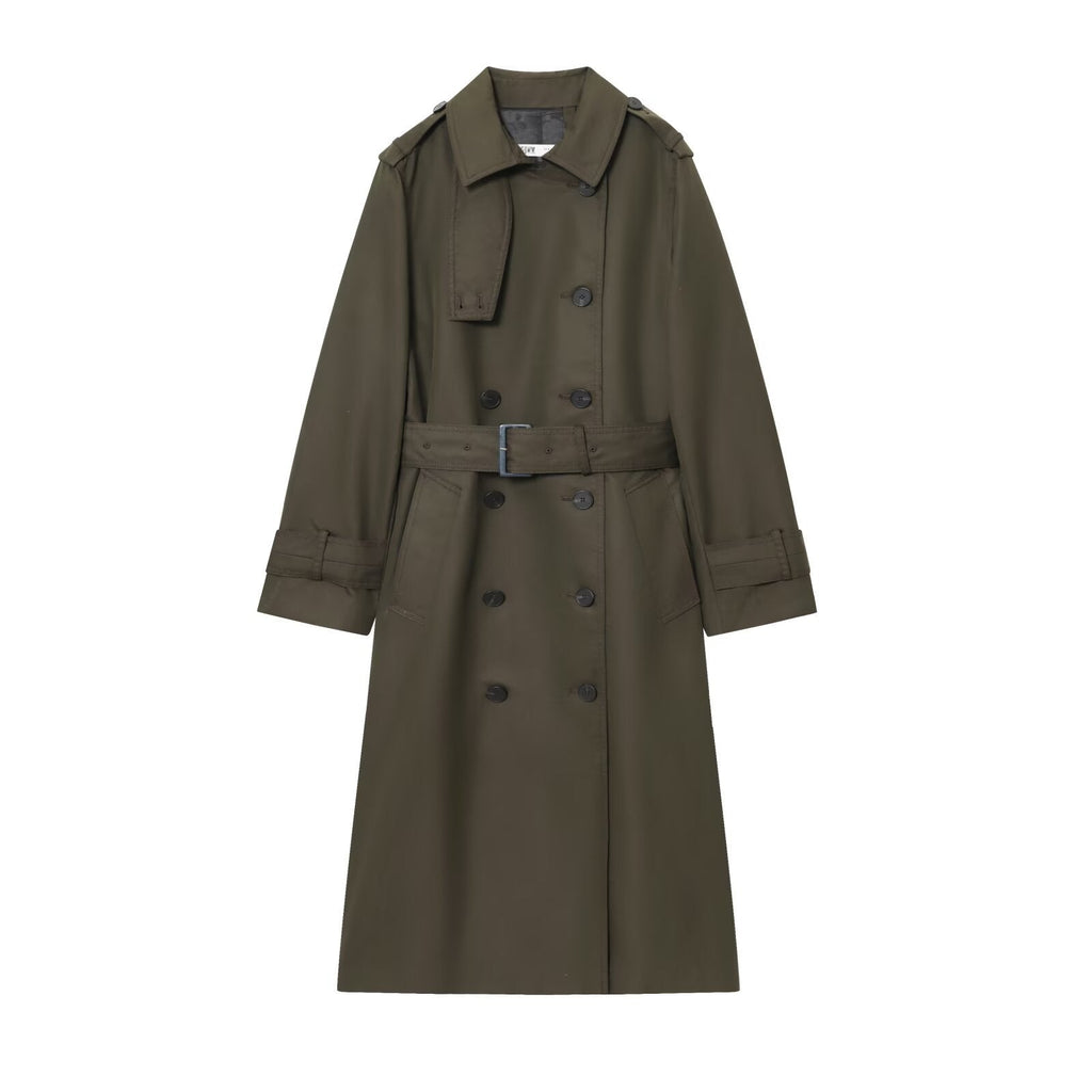Alexandra | Manteau Trench Long à Double Boutonnage pour Femmes