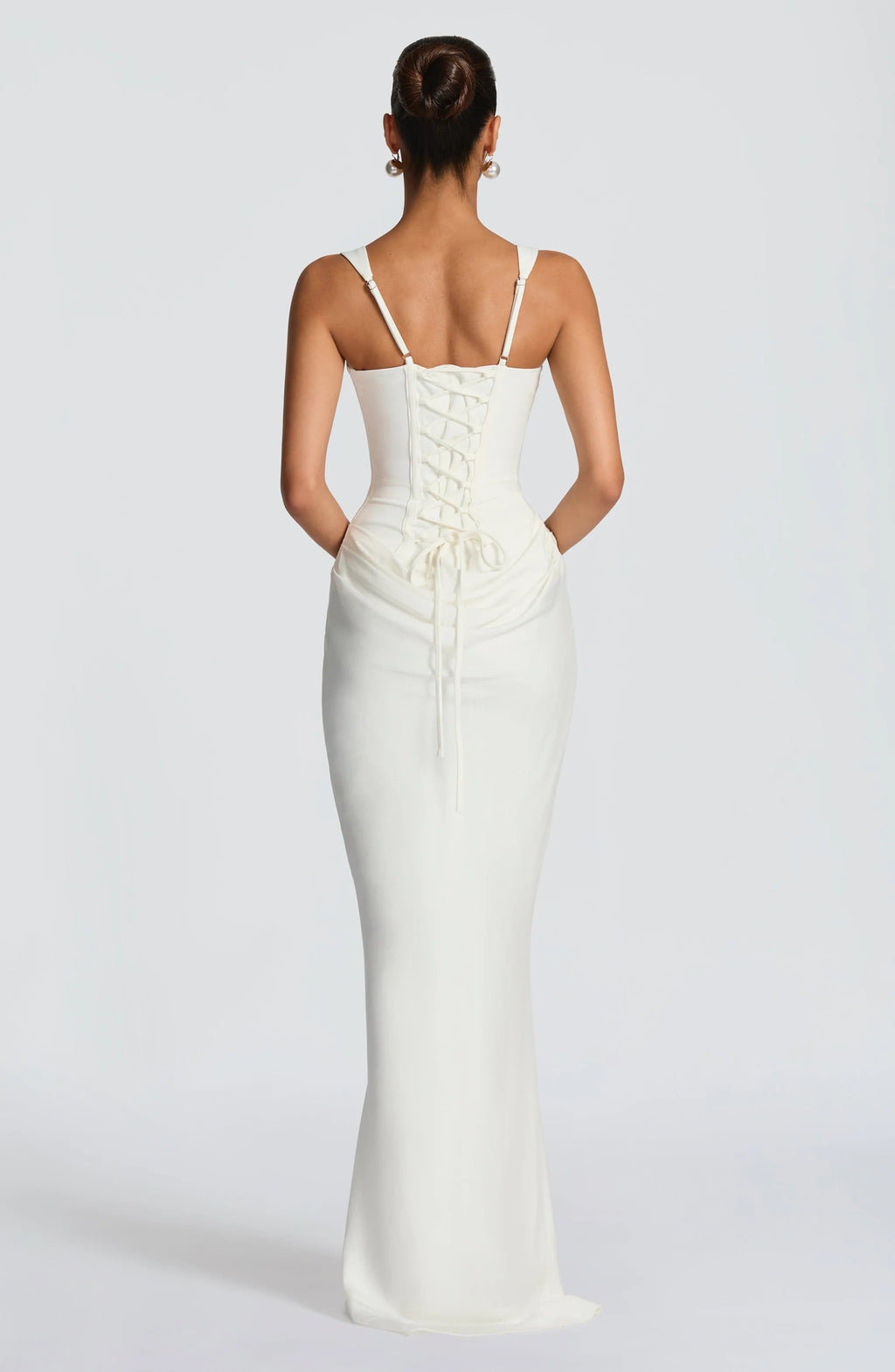 Alina | Robe Maxi Corset Sans Manches pour Invités de Mariage